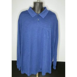 𝅺3xt Roundtree & Yorke Travelsmart long sleeved polo top shirt